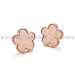 Flower Jewelry Rhinestone Stud Earring