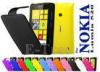 Yellow PU + PC Nokia Mobile Phone Cases , Nokia Lumia 520 Cover