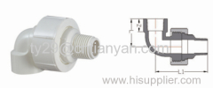 PVC-U THREADED FITTINGS FOR WATER SUPPLY FEMALE & MALE UNION ELBOW
