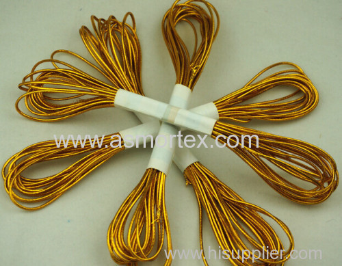 2mm Gold Elastic rope