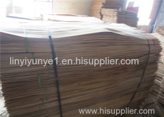 0.55mm okoume wood veneer sheet AB grade face veneer