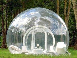 Clear Inflatable Bubble Tent with One Tunnel