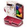 Loop Closure PU Leather Wallet Card Holder Motorola Cell Phone Moto E Case