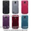 Purple / Black TPU Gel Samsung Cell Phone Cases for Galaxy S4 Mini