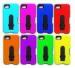 Shockproof Hybrid PC + Silicon Blackberry Cell Phone Cases With Stand