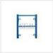 Steel Construction Scaffolding Shoring Frames(SF3H-2W / SF4H-2W / SF6H-2W) For 2.36v OD