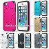 Heavy Duty Shield Bumper IPhone 5S Protective Cell Phone Cases With Screen Protector