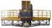 100m Heigh Galvanized Single Mast Climbers(SCP100/1) With Two Motors And Eerforated Plate