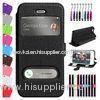 Smart View Wallet Leather Case Protective For Samsung Galaxy S3 / S3MINI / S4 / S4 MINI / S5