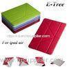 Trifold Origami Pu Leather Ipad Protective Case , Green IPad Air Cover