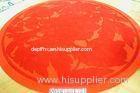 Customized Round Red Soft Wool Hand Knotted Carpet With 80% Wool 20% Nylon
