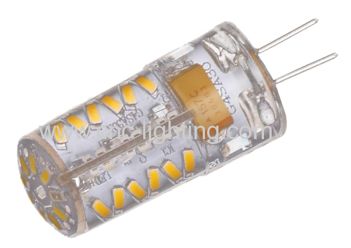 3W 220lm Silicone G4 led bulb with Epistar SMD3014 LEDs (AC/DC12V)