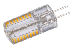 3W 200lm Silicone G4 led bulb with Epistar SMD3014 LEDs (220-240V)