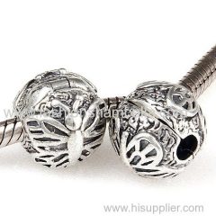 Sterling Silver Lacewing Butterfly Clip Beads European Style