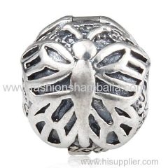 Sterling Silver Lacewing Butterfly Clip Beads European Style