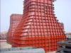 Recycled 300 * 1 , 100 * 100 * 600mm Red Steel Formwork For Reservoirs , Large - Scale Stadiums
