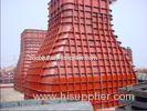 Recycled 300 * 1 , 100 * 100 * 600mm Red Steel Formwork For Reservoirs , Large - Scale Stadiums