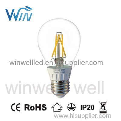 dimmable 5W E26 E27 B22 LED clear bulb