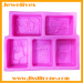 silicone soap mold 6 cavities