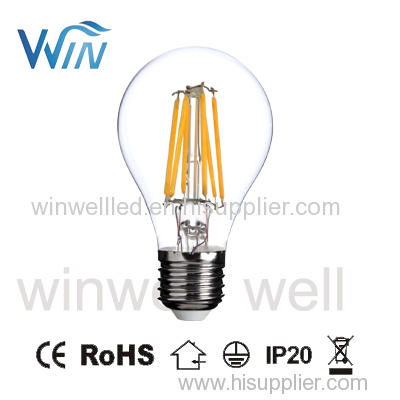 4W 6W 8W E26 E27 B22 Clear LED Bulb