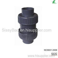 PLASTIC PVC DOUBLE/TRUE UNION BALL VALVE