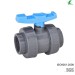 PLASTIC PVC DOUBLE/TRUE UNION BALL VALVE