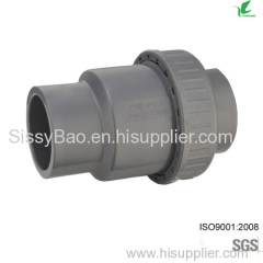 UPVC SINGLE UNION BALL VALVE