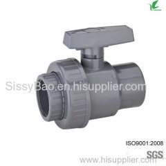 UPVC SINGLE UNION BALL VALVE