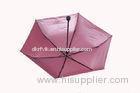 Red Sunshade UV Parasol Umbrella Custom Manual Open With 20 Inch