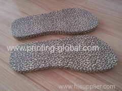 Leopard and flower 3D heat transfer film for EVA/PVC slipper