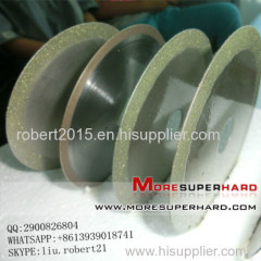 electroplated bond cutting wheel