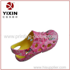 EVA/PVC Sandal hot stamping printing film