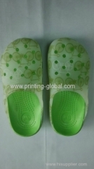 Heat transfer printing film for EVA/PVC sandal