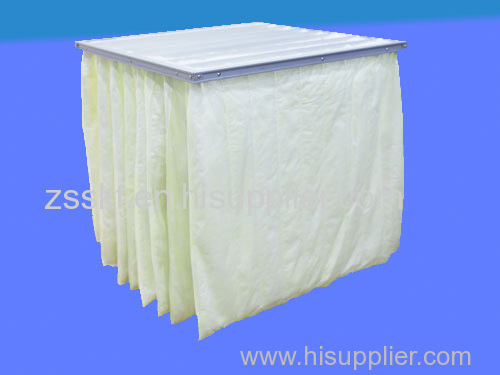 2014 Yellow Factory wholesale price synthetic fiber pocket filter