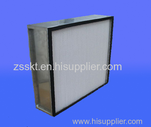 high efficiency deep pleat ULPA box type air filter for HAVC system