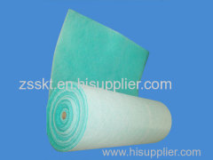 glassfiber filter media/paint stop for spray booth filter