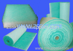 glassfiber filter media/paint stop for spray booth filter