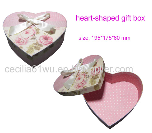 Heart-shaped Paper Gift Box Manufacturer with 4C Printing