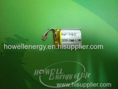 3.7v small lipo battery 240mah/small lithium ion battery 240mah