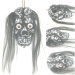 20CM HALLOWEEN LG SKULL HANGING