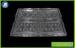 PVC Plastic Transparent Rectangular Tray With Embossing Printing For Food
