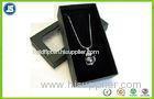 Black Necklace Flocking Tray , Jewelry Display Blister Plastic Packaging Trays