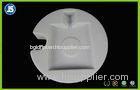 Beautiful Glass Perfume Clamshell Flocking Tray , White Plastic Cosmetic Trays