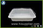 Rectangle Biodegradable Plastic Food Packaging Trays PP For Vegetable