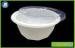 Transparent PLA Biodegradable Food Trays Containers With Cap ISO , Custom