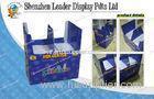 Point Of Purchase Cardboard Counter Bottle Display Boxes For Supermarket