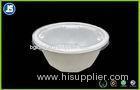 Disposable Biodegradable Catering Plastic Blister Packaging , White Soup Bowl