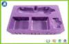 Beautiful Hairy Purple Flocking Tray PS Flocking 0.8mm For Beauty Instrument