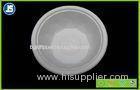 White Biodegradable Food Trays With Lip , PP Starch Bowl For Ice Cream