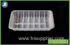 PET Clear Plastic Frozen Plastic Food Packaging Trays , Disposable Food Tray